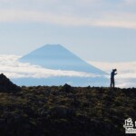 北岳肩稜望富士